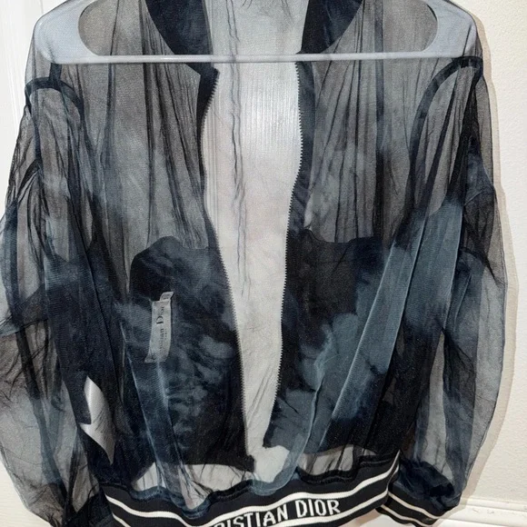 Dior Black Sheer Jacket - Picture 2 of 6